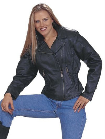 Naked leather motorcycle jacket - Real Naked Girls